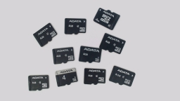 Lot of 10 - 4GB ADATA Micro SD Memory Card