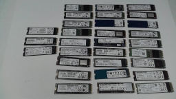 LOT OF 30 PCS of 256GB M.2 NVMe SSD Drive Gen3x4 2280 TESTED Various Brands