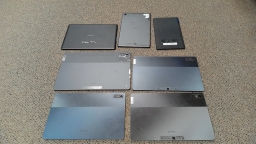 Lot of 7 Non-Working Lenovo Tablets for Parts