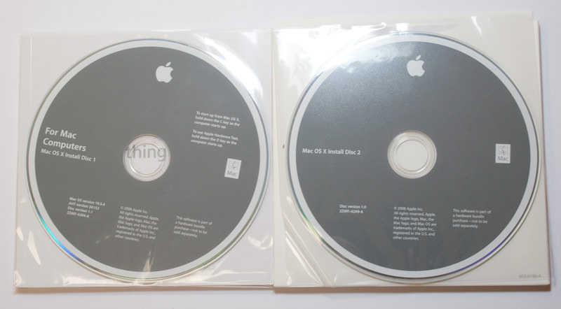 iMac Intel Core 2 Duo Restore DVD with Mac OS X v10.5.4 Leopard
