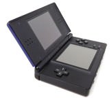 Nintendo DS Lite Cobalt with Broken Bumpers and "A" button