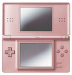 Nintendo DS Lite Metallic Rose with Bad Hinge and Directional Buttons AS-IS
