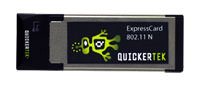 Quickertek 802.11.n Express Card for Macbook Pro