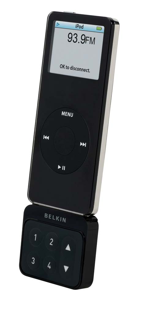 TuneFM for iPod nano, Black