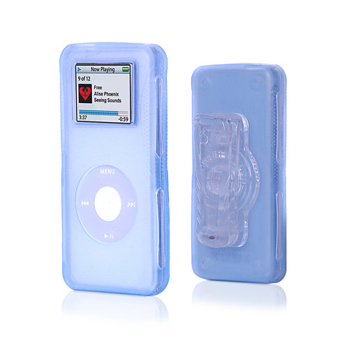 iSkin Duo for iPod nano, Arctic Frost (LtBlue/Clear)