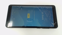 TCL A3 A509DL Cellphone (Black 32GB) Tracfone (CRACKED GLAS)