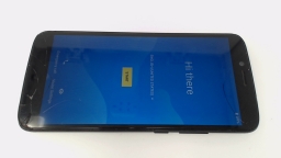 Blu View Mega B110DL Cellphone (Black 32GB) Tracfone CRACKED GLAS/PINK LCD