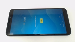 Blu View 3 B140DL Cellphone (Blue 32GB) Tracfone CRACKED GLAS
