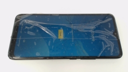 TCL 30 T603DL Cellphone (Black 32GB) Tracfone CRACKED GLAS/BROWN STAINS