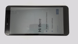 Vortex HD55 Cellphone (White 16GB 2GB) Unknown Carrier WORN REAR