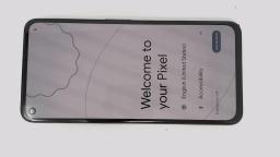Google Pixel 4a 5G G025E Cellphone (Black 128GB) Google Fi BURN IN