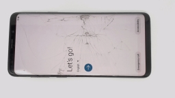 Samsung Galaxy S9+ SM-G965U1 (Purple 64GB 6GB) Unlocked CRACKED GLAS