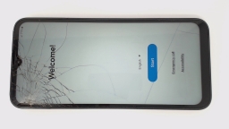 Samsung Galaxy A14 5G SM-A146U (Black 64GB 4GB) T-Mobile CRACKED GLAS BROWN