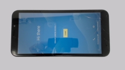 AT&T Calypso 2 U319AA Silver 32GB Cellphone CRACKED GLAS BAD BOARD