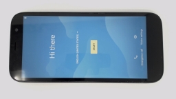 Blu View 2 B131DL Cellphone (Black 32GB) Tracfone SCRATCHED CAM