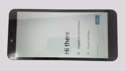 Vortex HD55 Cellphone (White 16GB) Unknown Carrier CRACKED GLAS