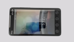 HTC Evo 4G PC36100 Cellphone (Black) Sprint NO SIM SLOT BROWN LCD