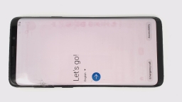 Samsung Galaxy S9+ SM-G965U1 (Black 64GB 6GB) Unlocked CRACKED GLAS BURN IN