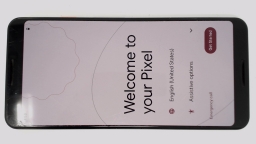 Google Pixel 3 G013A (Pink 64GB) Verizon SCRATCHED GLAS