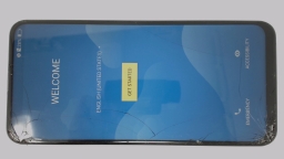 TCL 10 5G T790S Cellphone (Black 128GB 6GB) Verizon CRACKED GLAS/REAR NO TRAY
