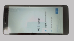 Vortex HD55 (White 16GB) Unknown Carrier SingleSIM CRACKED GLAS