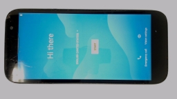 Blu View 2 B131DL Cellphone (Black 32GB) Tracfone WORN REAR CRACKED GLAS