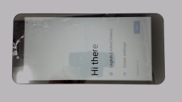 Vortex C24 Cellphone (White 16GB 2GB) Unknown Carrier CRACKED GLAS