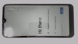 Vortex HD62 Cellphone (Black 32GB) Unknown Carrier CRACKED GLAS