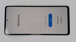 Samsung Galaxy S20 FE 5G SM-G781W (Blue 128GB 6GB) Rogers CRACKED GLAS