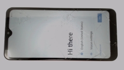 Sky Devices B63 Cellphone (Red 32GB) Unknown Carrier CRACKED GLAS