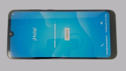 ZTE Blade A5 2020 Cellphone (Blue 32GB 2GB) Claro WORN REAR PINK TINT