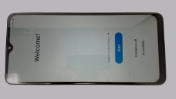 Samsung Galaxy A12 SM-A125U Cellphone (Black 32GB 3GB) T-Mobile BROWN LCD
