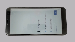 Foxx A55 Cellphone (Black 16GB 2GB) Unknown Carrier SCRATCHED CAM