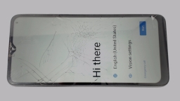 Vortex HD65 Ultra Cellphone (Black 32GB) Unknown Carrier CRACKED GLAS