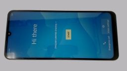 ZTE ZMax 5G Z7540 Cellphone (Blue 64GB 4GB) Consumer Cellular SCRATCHED