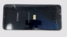 Motorola G Pure XT2163DL (Blue 32GB 3GB) Tracfone CRACKED GLAS/LCD/CAM