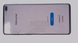 Samsung Galaxy S10+ SM-G975U1 (Coral 128GB 8GB) Unlocked CRACKED GLAS