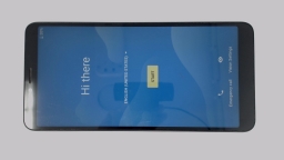 Alcatel 3V 5032W Cellphone (Black 32GB 2GB) MetroPCS SCRATCHED BRIGHT SPOTS