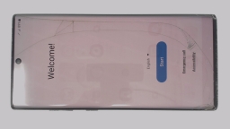 Samsung Galaxy Note 10+ SM-N975U (Black 256GB 12GB) T-Mobile CRACKED BURN IN