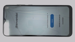 Samsung Galaxy A04E SM-A042M/DS (Black 32GB 3GB) Unknown Carrier CRACKED TINT