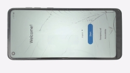Samsung Galaxy A21 SM-A215U Cellphone (Black 32GB 3GB) T-Mobile CRACKED GLAS