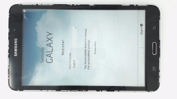 Samsung Galaxy Tab 4 SM-T237P 7" Tablet (Black 16GB) Sprint SCRATCHES/PEEL