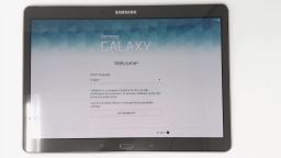 Samsung Galaxy Tab S SM-T807A 10.4" Tablet (Gold 16GB 2GB) Sprint WORN CORNER