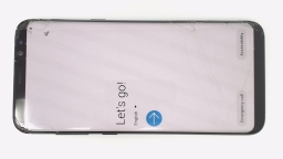 Samsung Galaxy S8+ SM-G955U Cellphone (Black 64GB 4GB) AT&T DEFECTIVE CRACKED