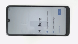 PCD P63L Cellphone (White 16GB 2GB) Access Wireless CRACKED GLAS