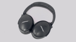 Bose QuietComfort QC 45 Black Wireless Headphones WORN EARPADS