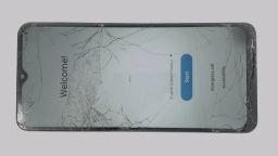 Samsung Galaxy A12 SM-A125U (Black 32GB 3GB) MetroPCS CRACKED/SCRATCHED