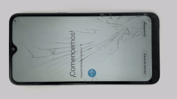 Samsung Galaxy A10S SM-A107M/DS (Blue 32GB 2GB) Unknown Carrier CRACKED/WORN