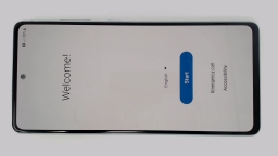 Samsung Galaxy S20 FE 5G SM-G781U Cellphone (Blue 128GB 6GB) AT&T WORN REAR