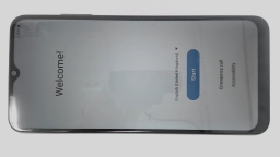 Samsung Galaxy A03s SM-A037F/DS (Blue 32GB 3GB) Unknown Carrier PINK TINT